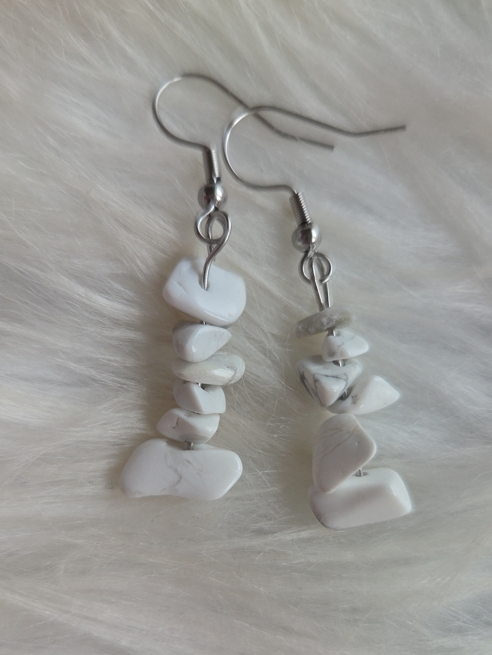 Howlite Gemstone Earrings
